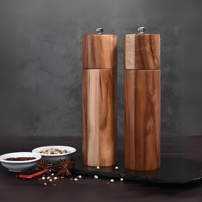 Minimalistische Gewürzmühle Aus Holz – Stilvolles Würzen Für Ihre Küche 1