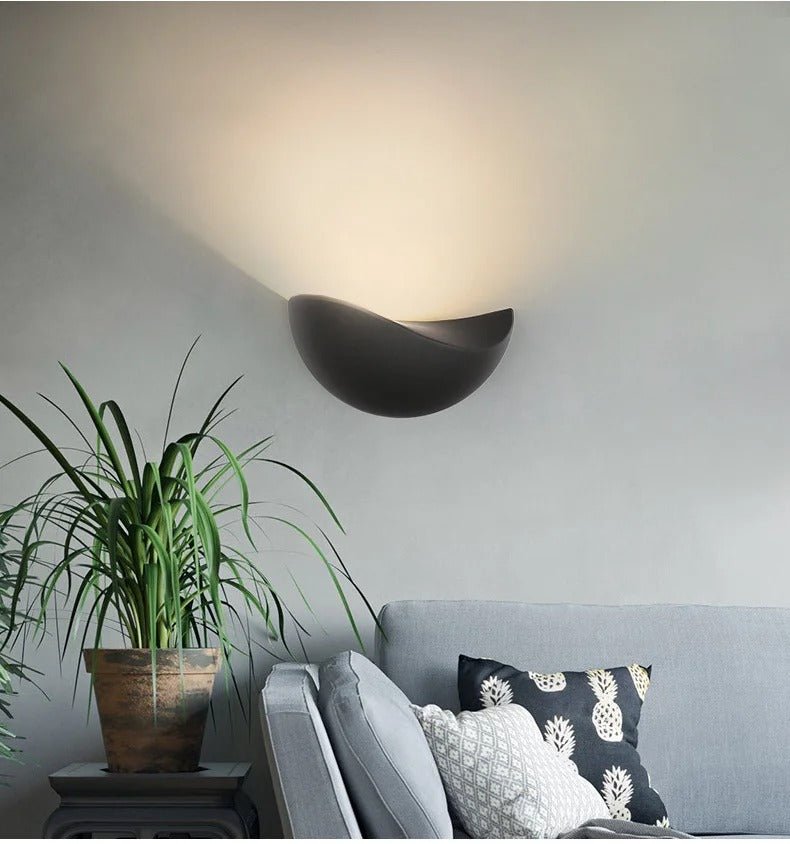 Minimalistische Halbrunde LED-Wandleuchte – Stilvolle Wandbeleuchtung Indirekt für Elegante Räume 8
