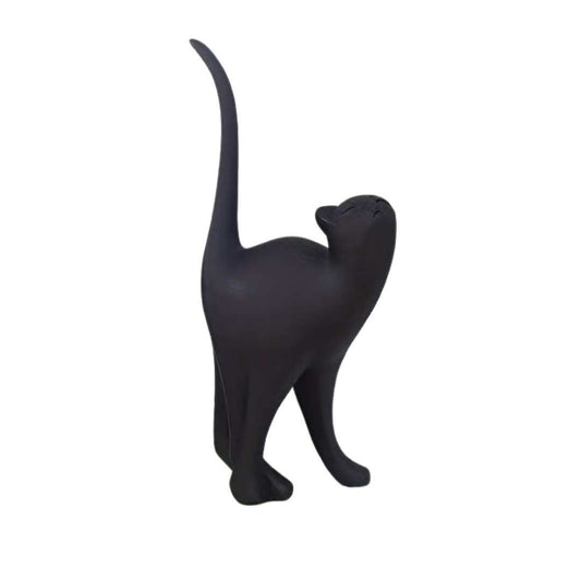 Minimalistische Katzenstatue Aus Kunstharz – Beruhigende Eleganz Für Ihr Zuhause 1