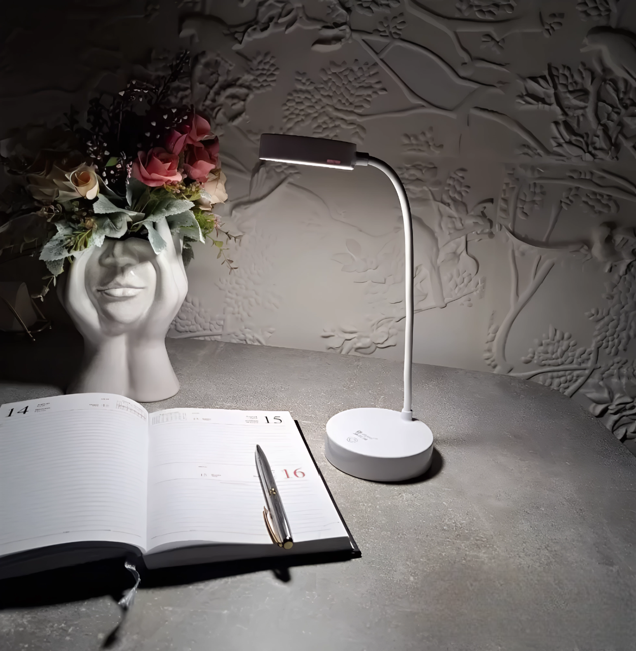 Moderne LED Leselampe Touch Steuerung – Sanfte Beleuchtung Für Entspanntes Lesen 6
