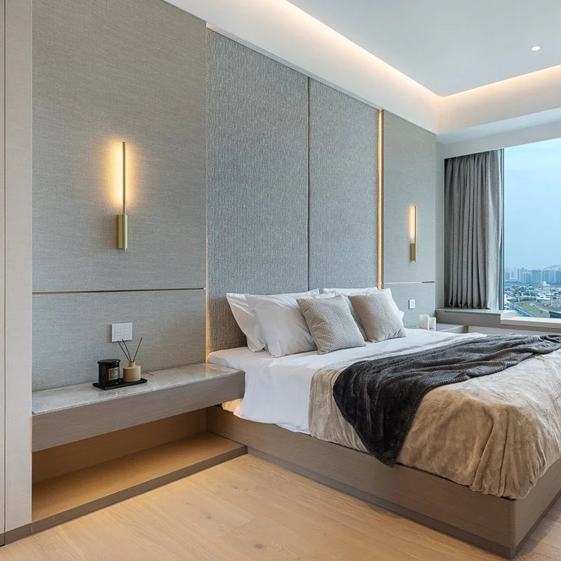 Moderne Minimalistische Wandlampe Schwarzgold – Stilvolles Ambiente Für Ihr Schlafzimmer 5