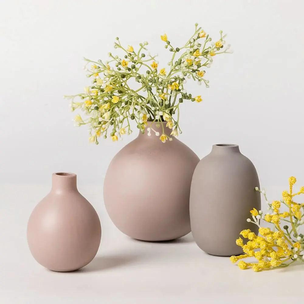 **Moderne Nordische Keramikvase** – Handgefertigte Eleganz für Ihr Zuhause 1