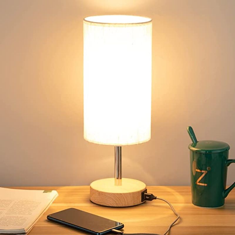 Moderne Touch Control Tischlampe – Dimmbar Mit USB-Anschlüssen Für Gemütliches Licht 1