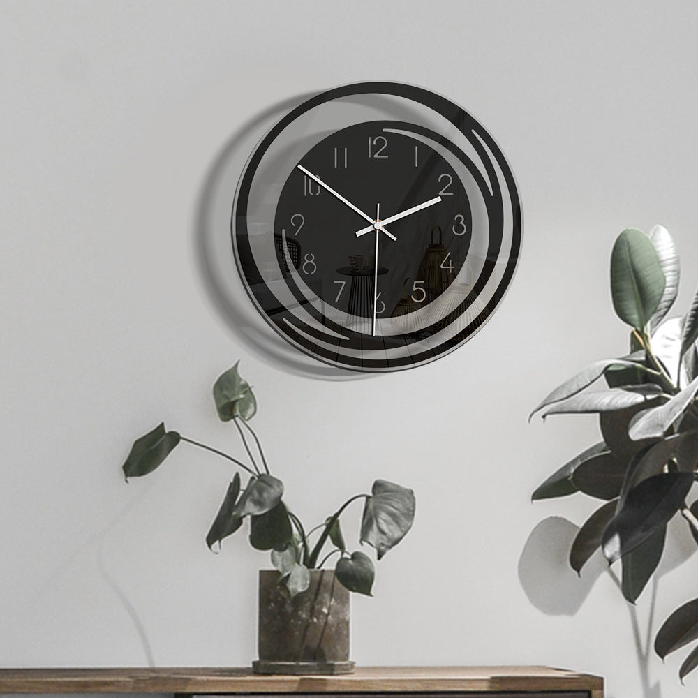 Moderne Wanduhr aus Acryl – Geräuschloses Design für Ruhige Räume 1
