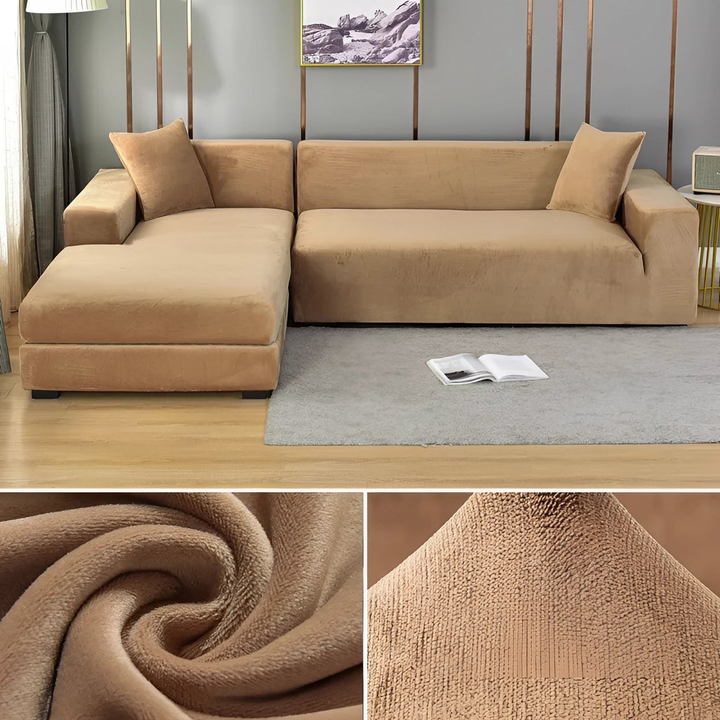 Moderner Samt Sofabezug – Luxuriöse Eleganz Für Ihr Wohnzimmer 15