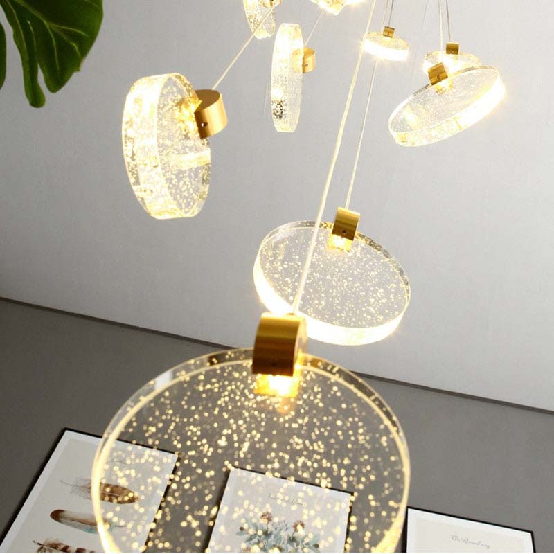 Moderner Wohnzimmer-Kronleuchter Goldstahl – Elegantes Licht Für Stilvolle Räume 4