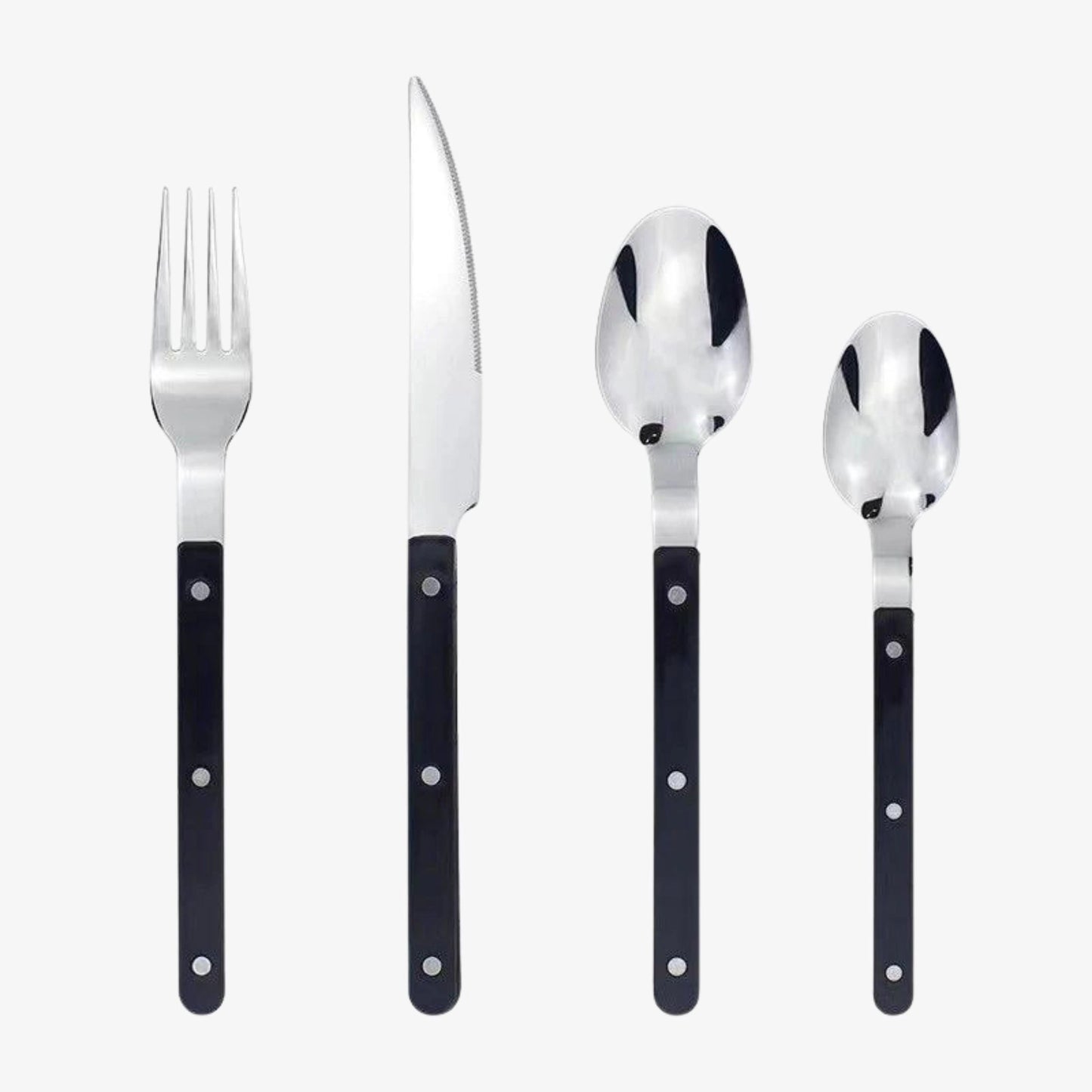 Modernes Besteckset Edelstahl Schwarz – Stilvolle Eleganz Für Jedes Dinner 0