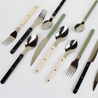Modernes Besteckset Edelstahl Schwarz – Stilvolle Eleganz Für Jedes Dinner 1