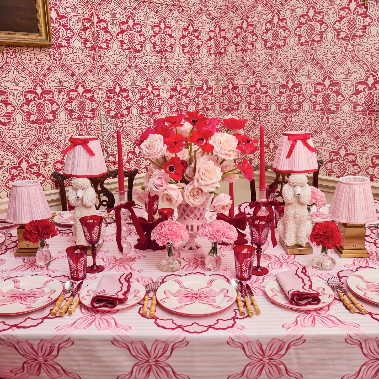 Mrs. Alice Servietten Set Pink Rot – Elegante Akzente Für Romantische Anlässe 5