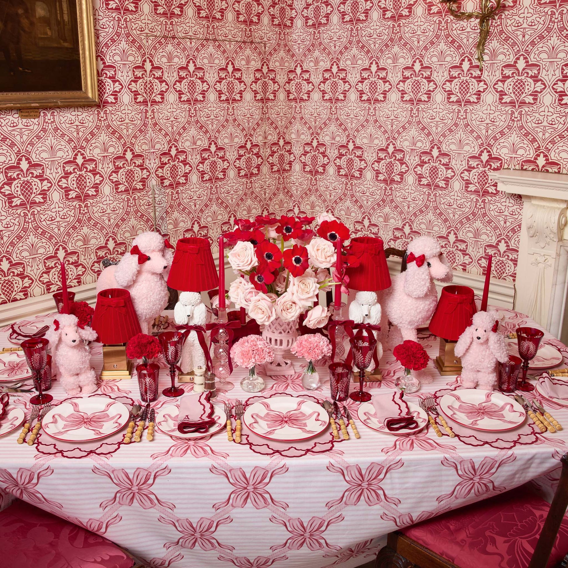 Mrs. Alice Servietten Set Pink Rot – Elegante Akzente Für Romantische Anlässe 7
