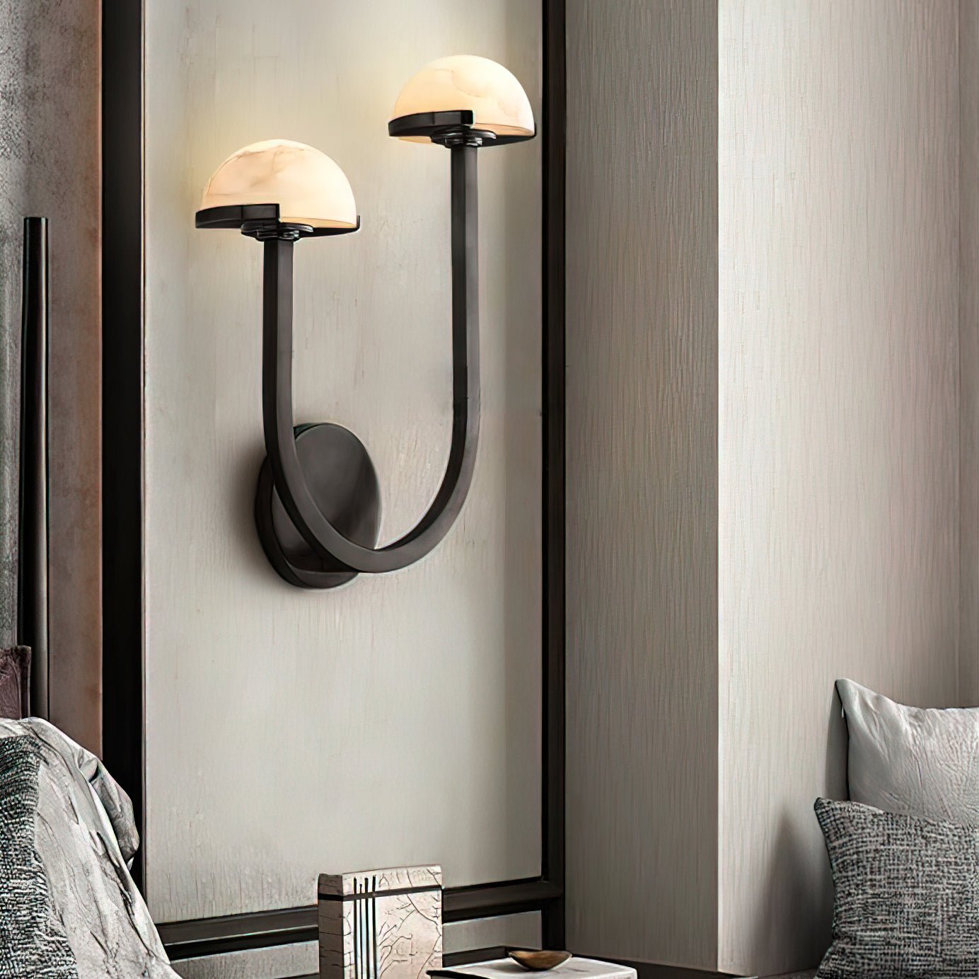 MushyGlo Alabaster-Wandlampe – Stilvolles Licht Für Elegante Räume 2