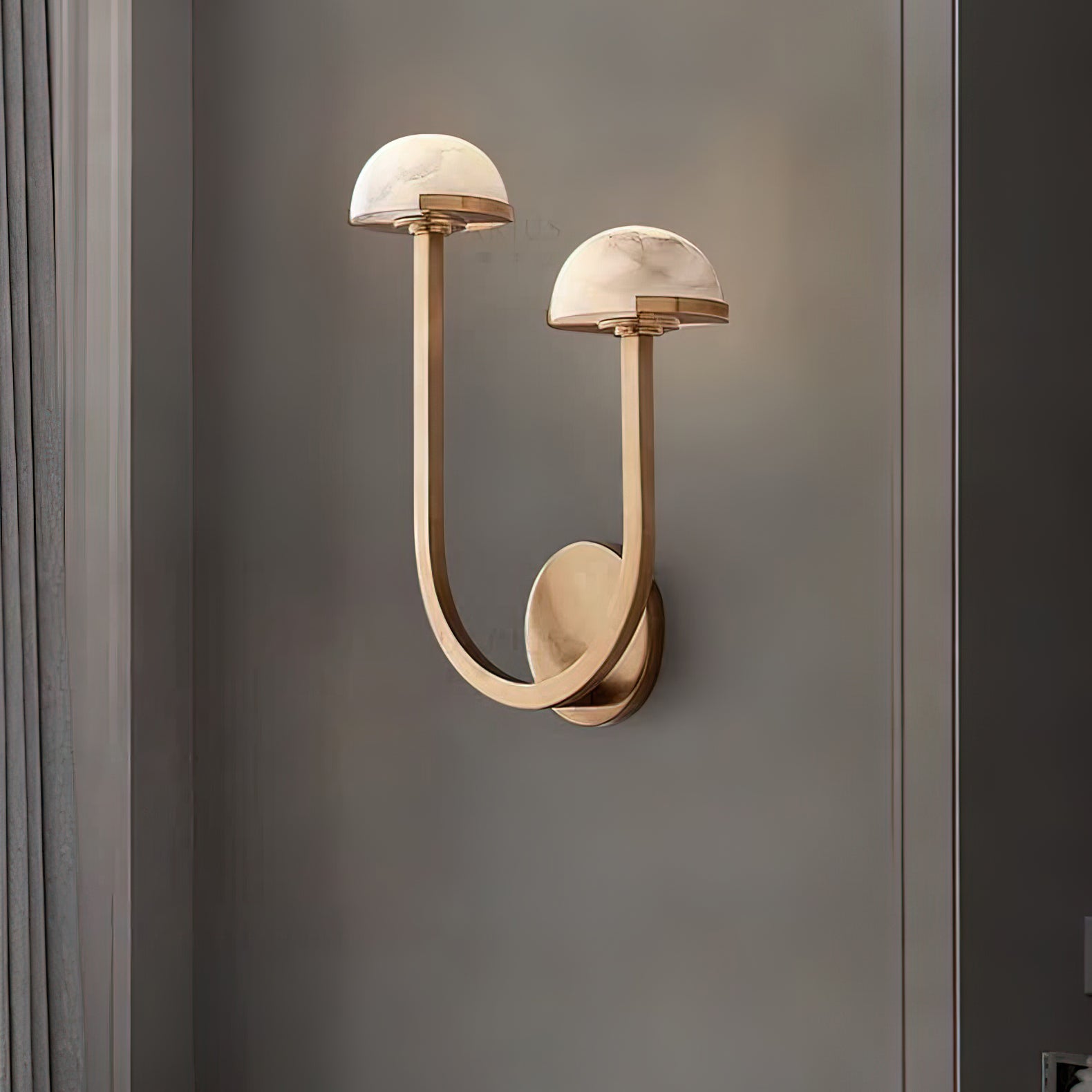 MushyGlo Alabaster-Wandlampe – Stilvolles Licht Für Elegante Räume 3