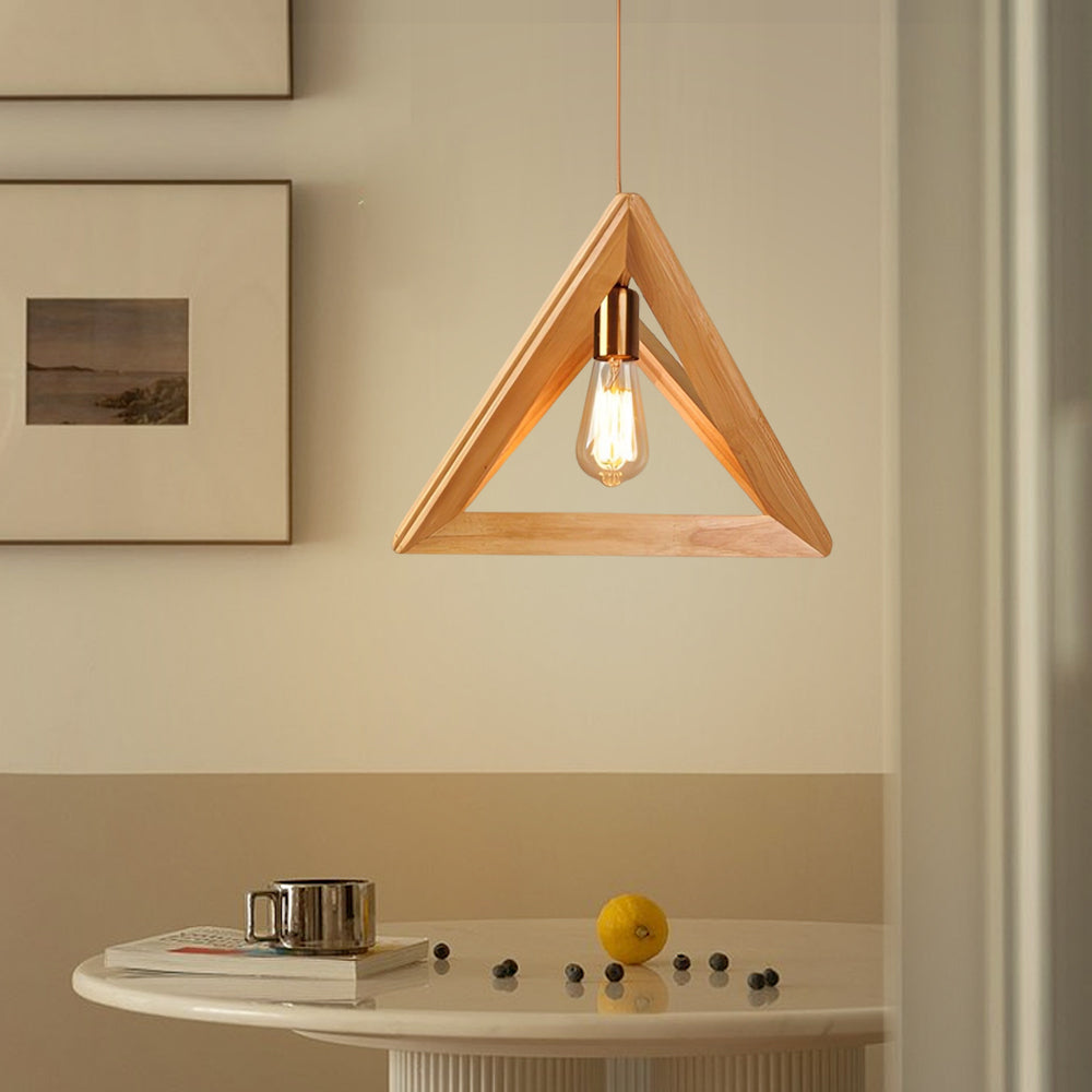 **NORDICFRAME HÄNGELAMPE MIT HOLZRAHMEN** – Stilvolles Geometrisches Design für Ihr Zuhause 2