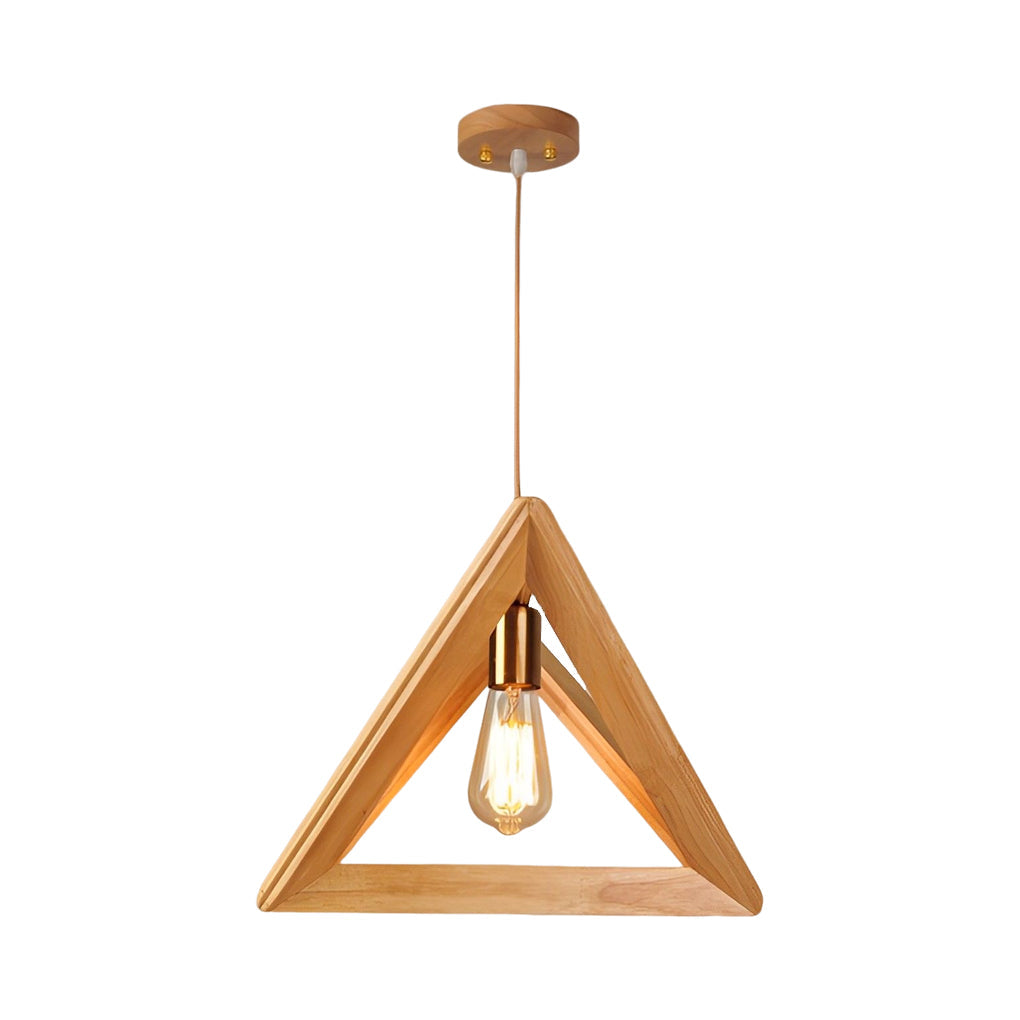 **NORDICFRAME HÄNGELAMPE MIT HOLZRAHMEN** – Stilvolles Geometrisches Design für Ihr Zuhause 7