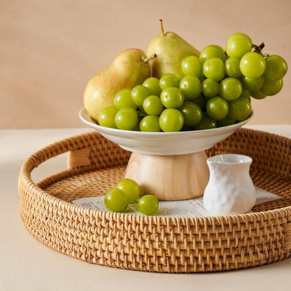 Natürliches Rattan-Tablett 30 cm – Stilvolle Eleganz Für Ihr Zuhause 2
