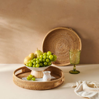 Natürliches Rattan-Tablett 30 cm – Stilvolle Eleganz Für Ihr Zuhause 4