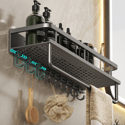 **Neat Nest Aluminium-Aufbewahrungsregal – Stilvolle Wandmontage für Ordnung** 2