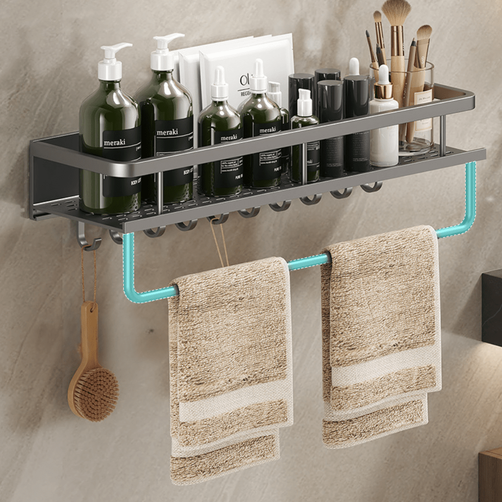 **Neat Nest Aluminium-Aufbewahrungsregal – Stilvolle Wandmontage für Ordnung** 3