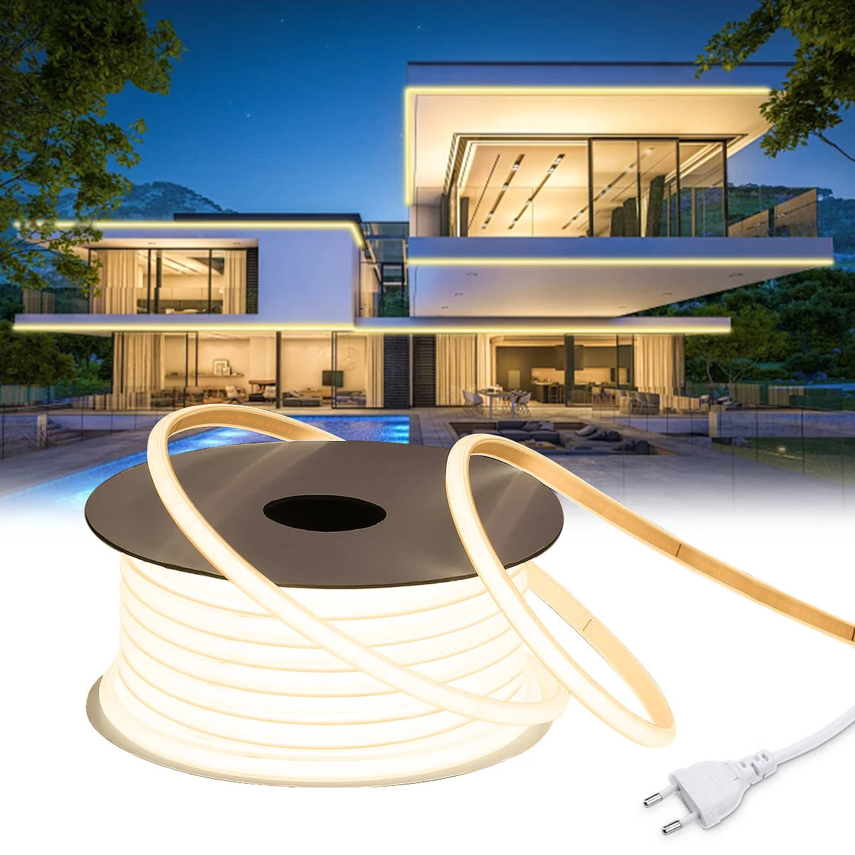 NeoGlow COB LED Neon Lichtstreifen – Flexibles Licht Für Stimmungsvolle Akzente 1
