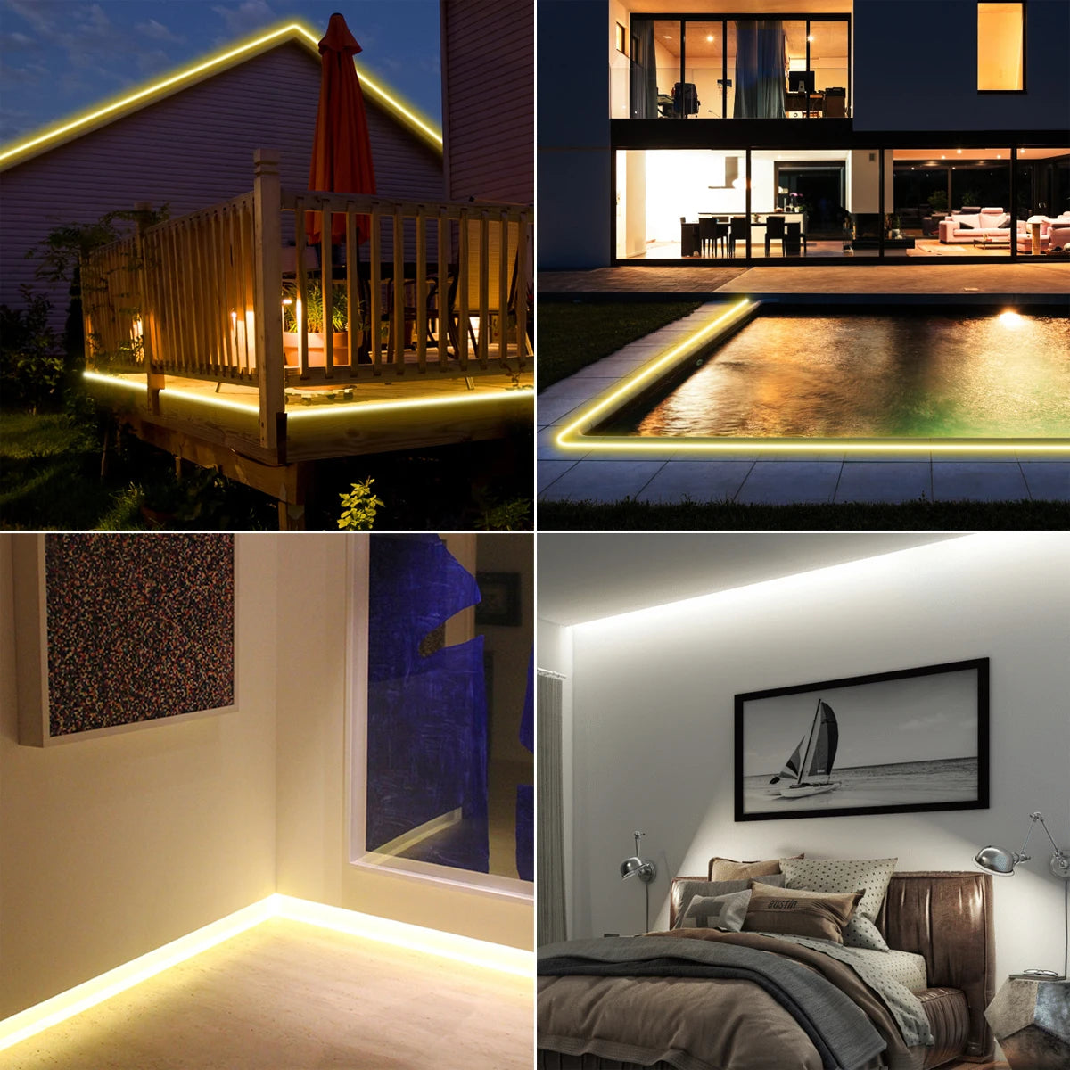 NeoGlow COB LED Neon Lichtstreifen – Flexibles Licht Für Stimmungsvolle Akzente 6