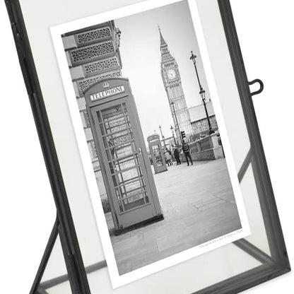 **Nora Freistehender Fotorahmen Metall Schwarz** – Elegantes Design für Ihre Erinnerungen 0
