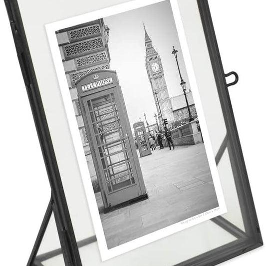 **Nora Freistehender Fotorahmen Metall Schwarz** – Elegantes Design für Ihre Erinnerungen 0