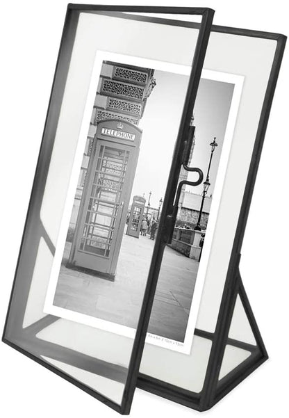 **Nora Freistehender Fotorahmen Metall Schwarz** – Elegantes Design für Ihre Erinnerungen 1