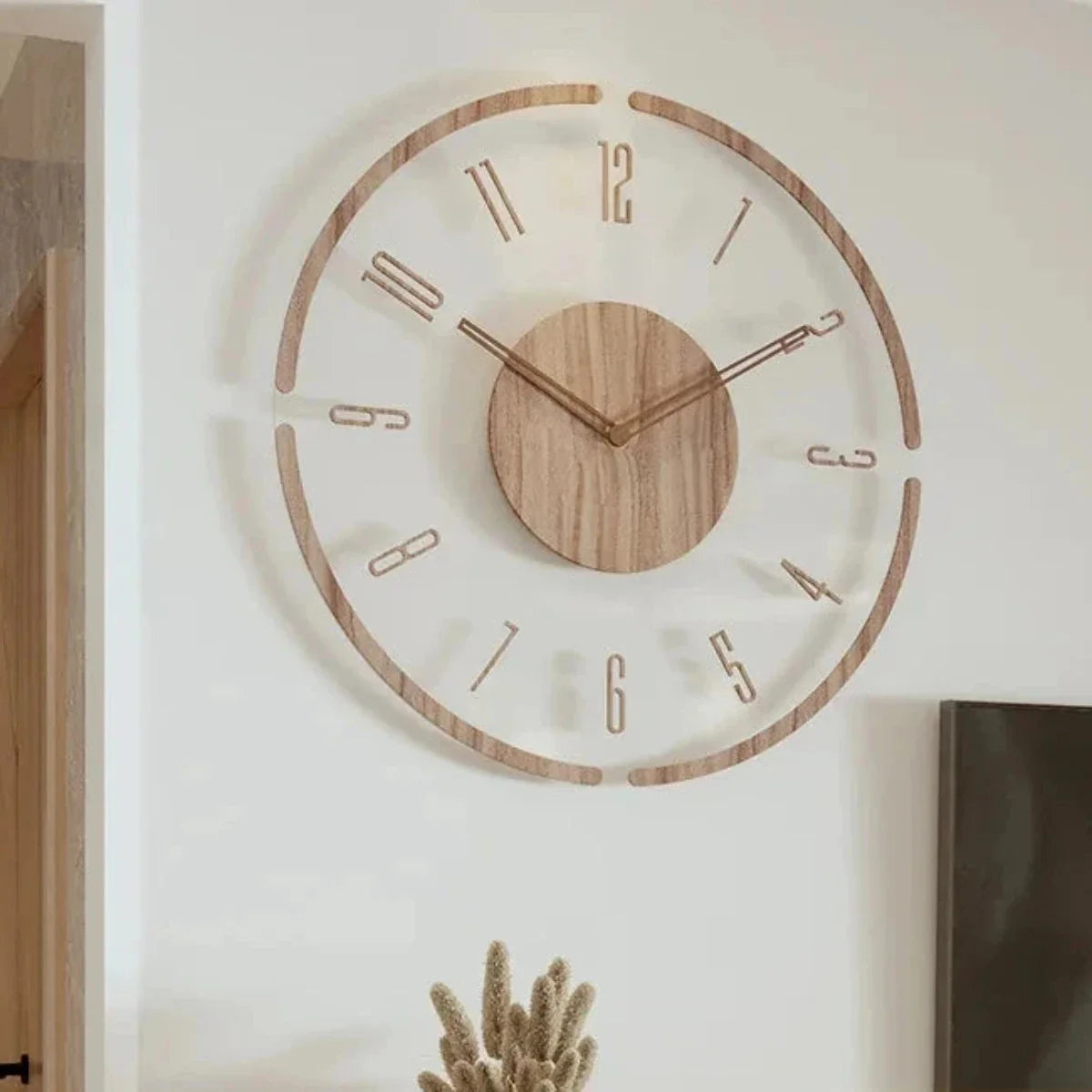 Nordische Glas Wanduhr Yara – Stilvolles Design Für Ruhige Momente 2