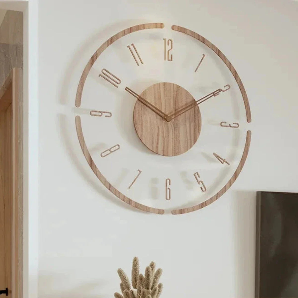 Nordische Glas Wanduhr Yara – Stilvolles Design Für Ruhige Momente 9
