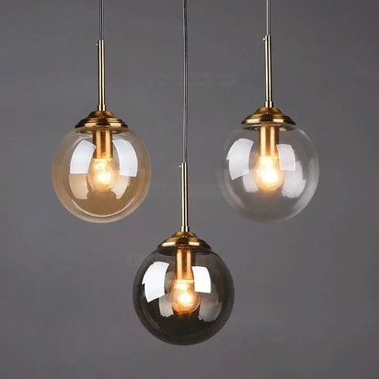 Nordische Moderne Hängelampe Glaskugel – Elegante Atmosphäre Für Esszimmer 1