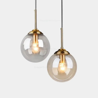 Nordische Moderne Hängelampe Glaskugel – Elegante Atmosphäre Für Esszimmer 5