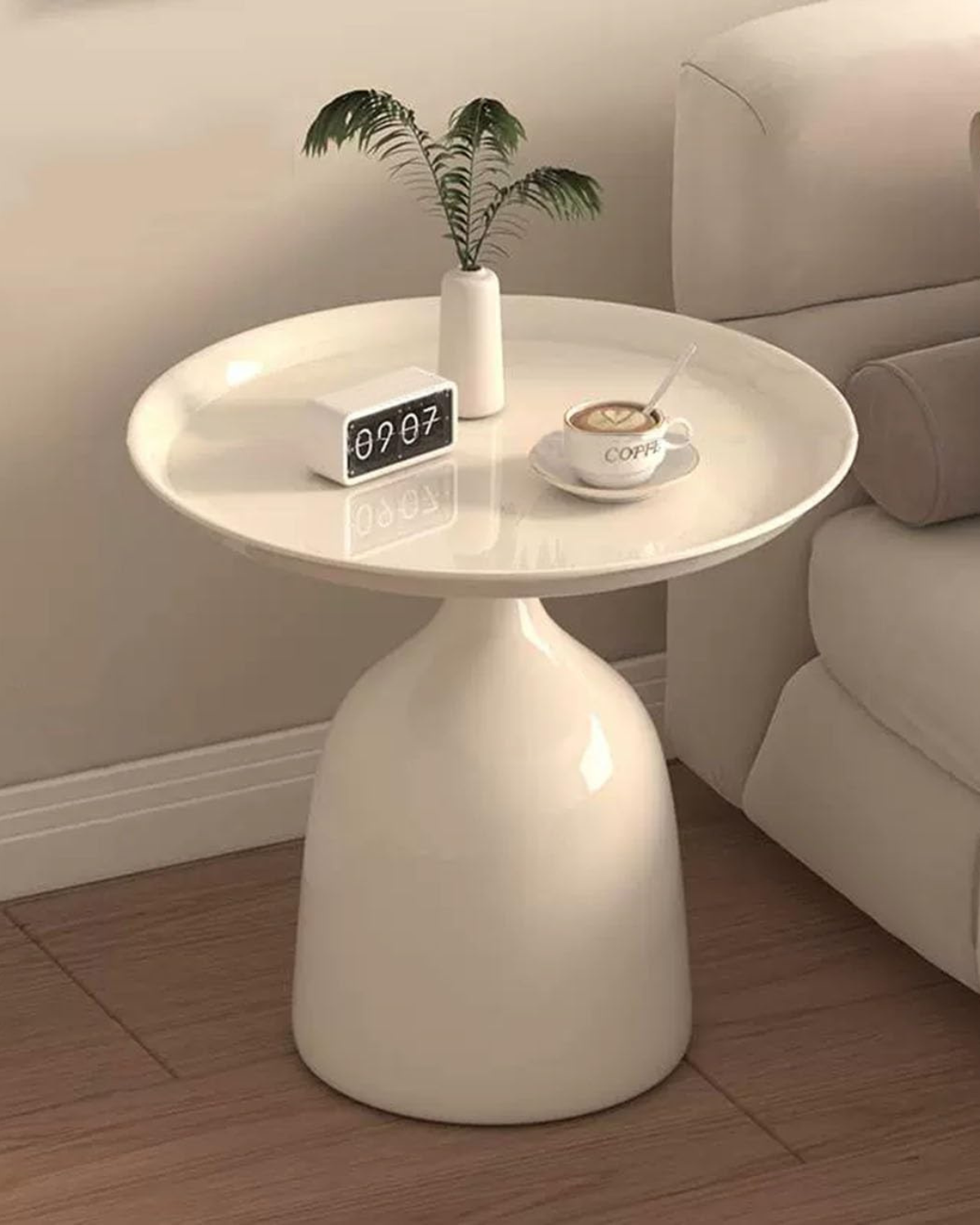 Nordische Tisch Rund – Minimalistisches Meisterwerk für Elegante Räume 1