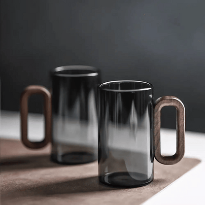 Nordvann Glasbecher Mit Holzgriff – Eleganter Genuss Für Jeden Anlass 0