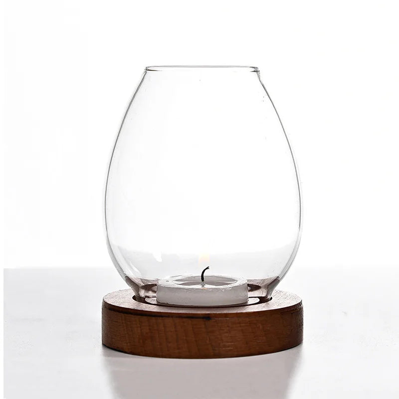 Ovaler Teelichthalter Aus Klarem Glas – Elegante Stimmung Für Ihr Zuhause 5