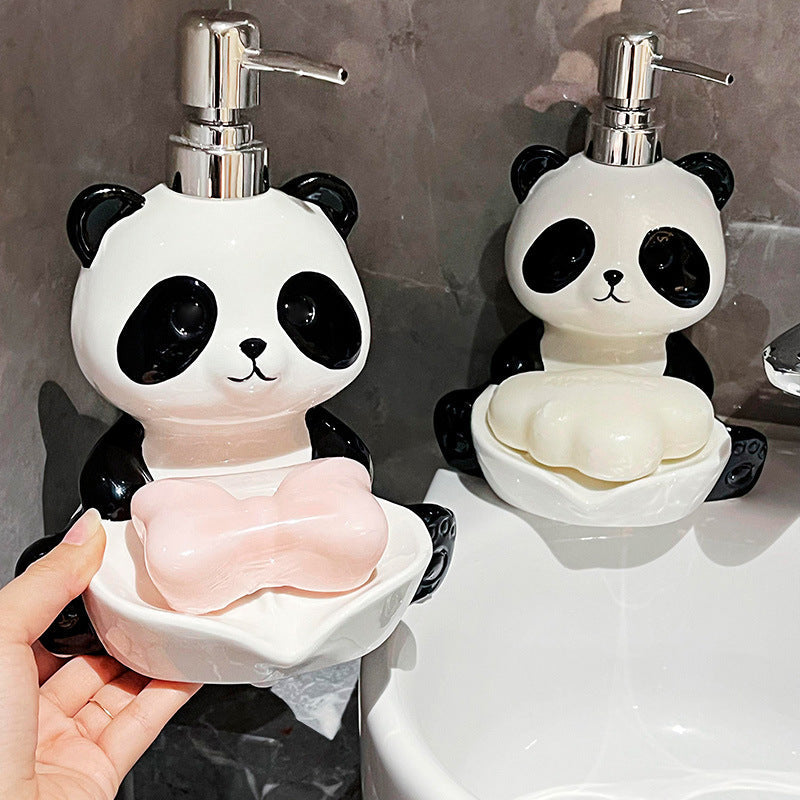 Panda 2-in-1-Seifenspender – Charmantes Design für Saubere Hände 4
