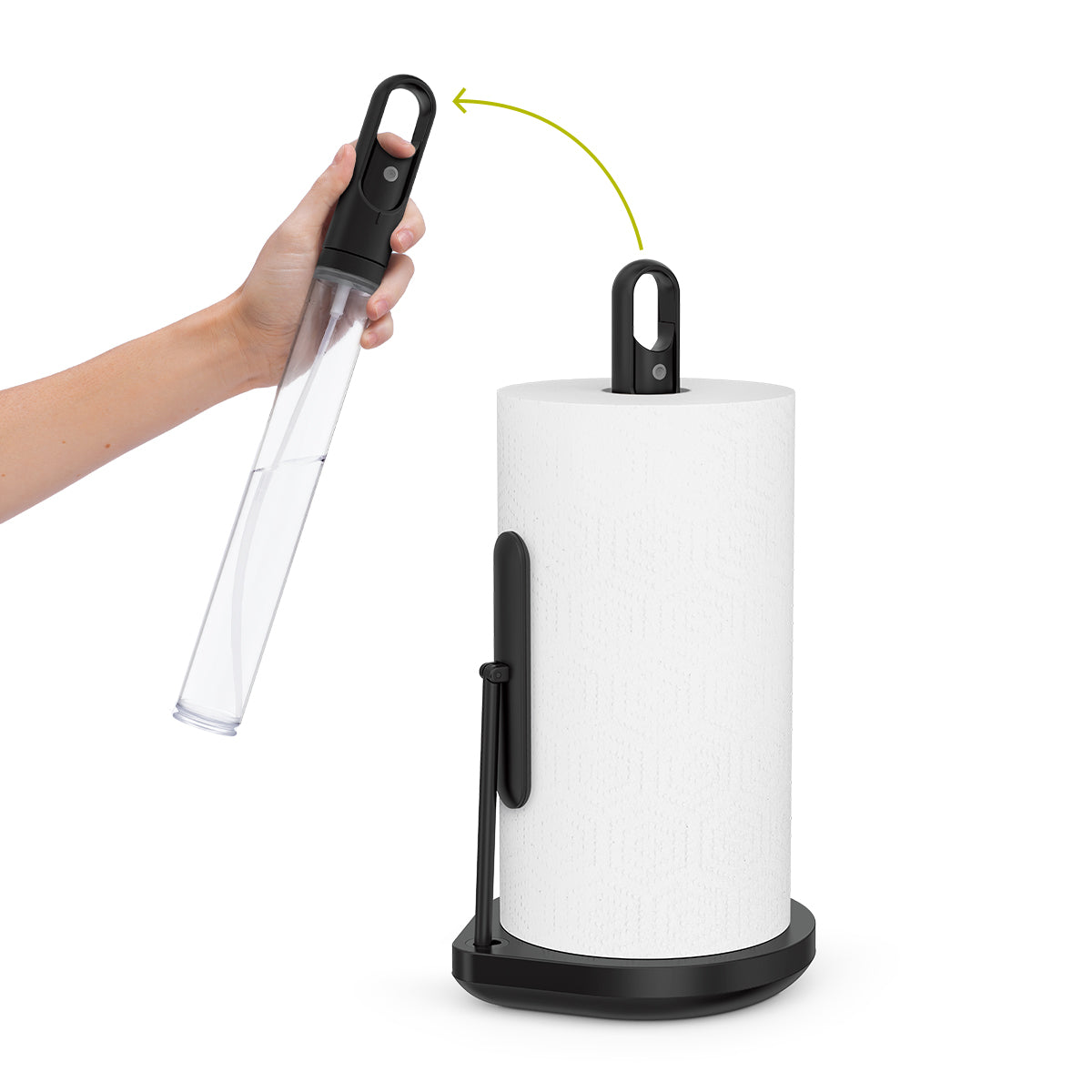 Papierhandtuchhalter Mit Sprühpumpe – Praktische Reinigung Mit Einhandbetrieb 7
