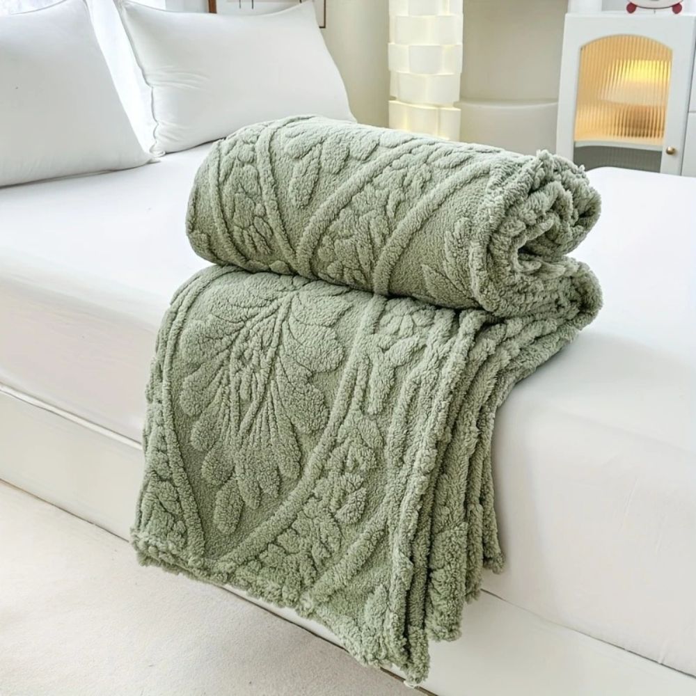 **Paris Weave Jacquard-Fleecedecke – Elegante Gemütlichkeit für Ihr Zuhause** 0