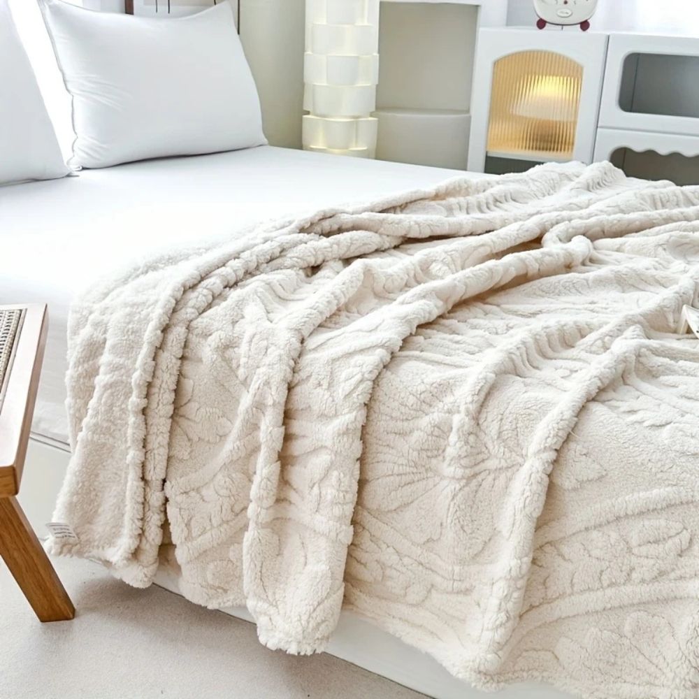 **Paris Weave Jacquard-Fleecedecke – Elegante Gemütlichkeit für Ihr Zuhause** 3