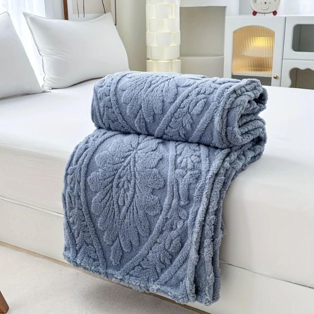 **Paris Weave Jacquard-Fleecedecke – Elegante Gemütlichkeit für Ihr Zuhause** 6