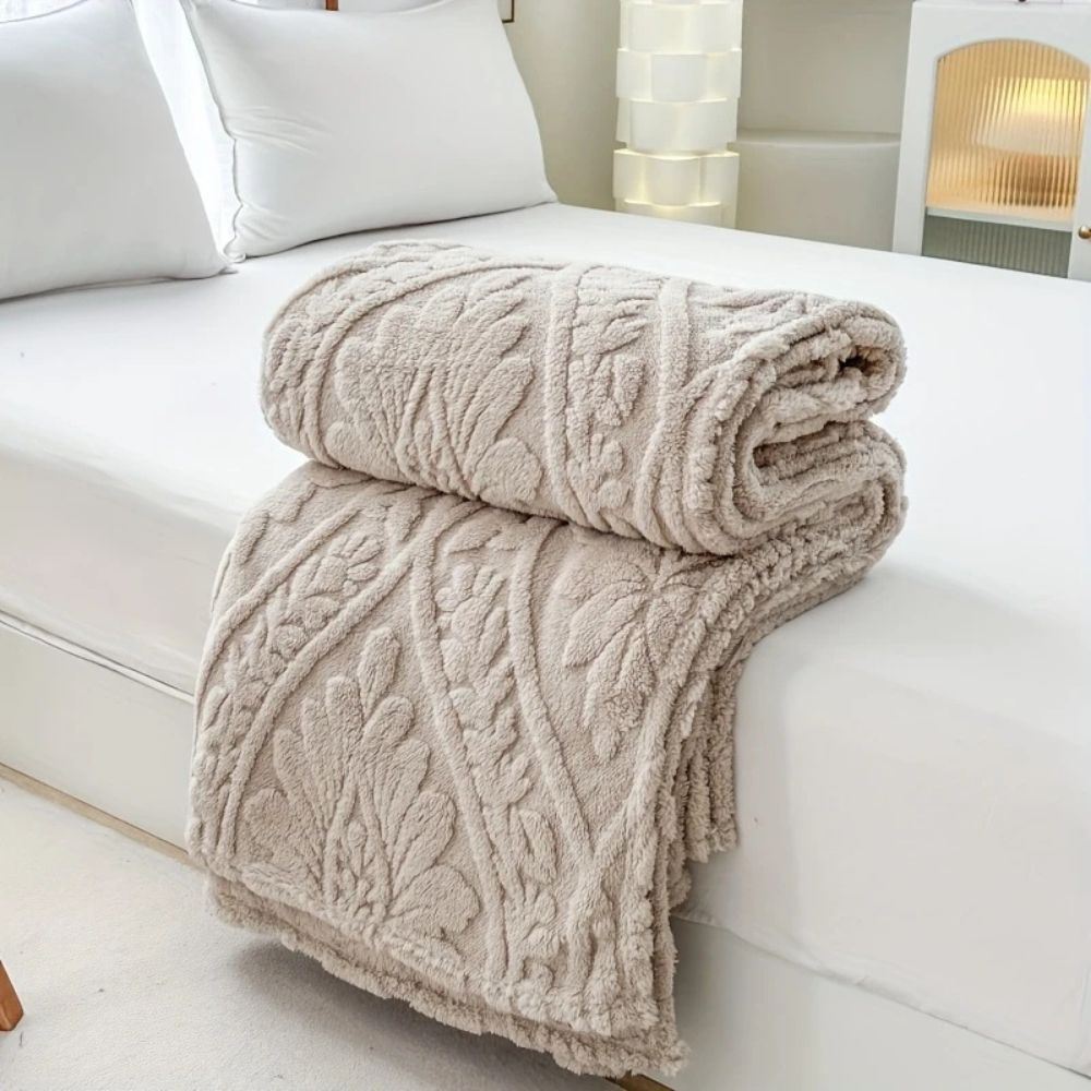 **Paris Weave Jacquard-Fleecedecke – Elegante Gemütlichkeit für Ihr Zuhause** 8