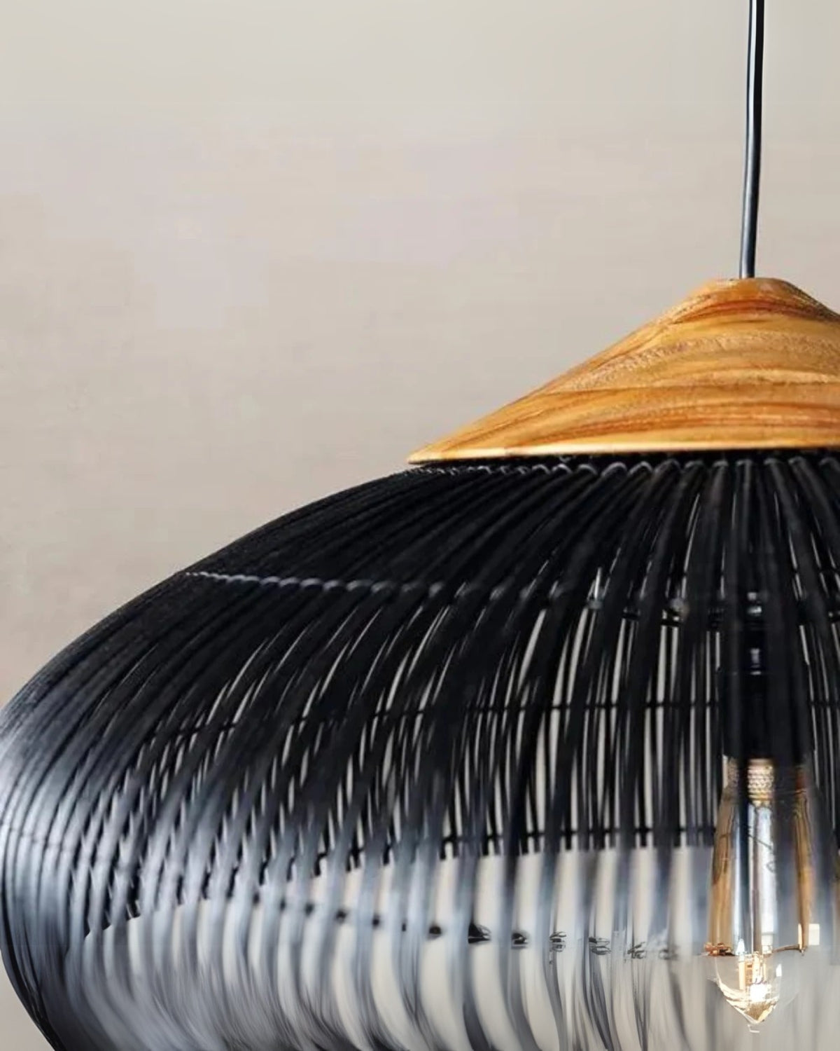 Pendelleuchte Rattan Japandi - Modernes Lichtdesign