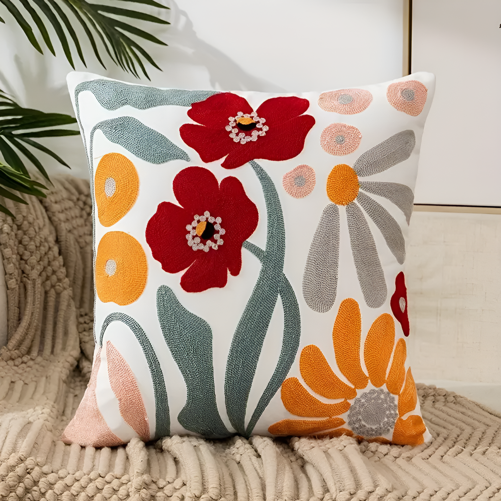 PillowFluff Kissenbezug Floral – Wolkenweicher Komfort Für Ihr Schlafzimmer 1