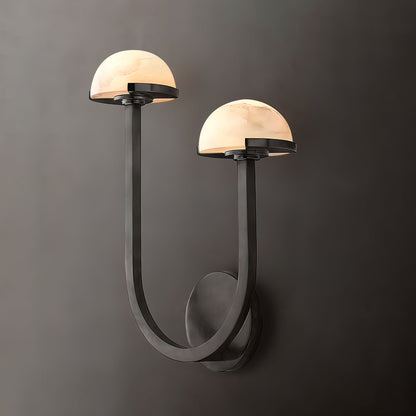 **Pilz Alabaster Wandlampe – Elegantes Design mit Sanftem Licht** 4