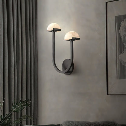 **Pilz Alabaster Wandlampe – Elegantes Design mit Sanftem Licht** 6