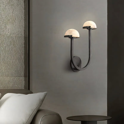 **Pilz Alabaster Wandlampe – Elegantes Design mit Sanftem Licht** 7