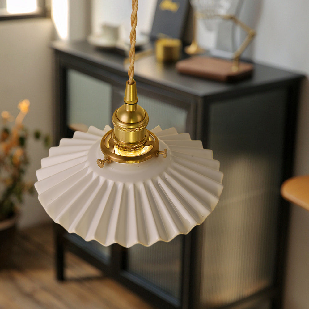 **PleatCeramic Hängelampe** – Elegantes Faltendes Design für Ihr Zuhause 4