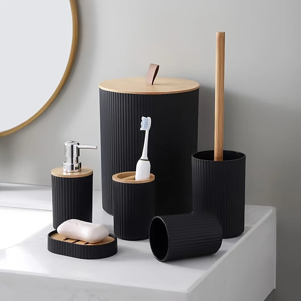 Premium 6-in-1 Badeset – Eleganz Und Ordnung Für Ihr Badezimmer 0