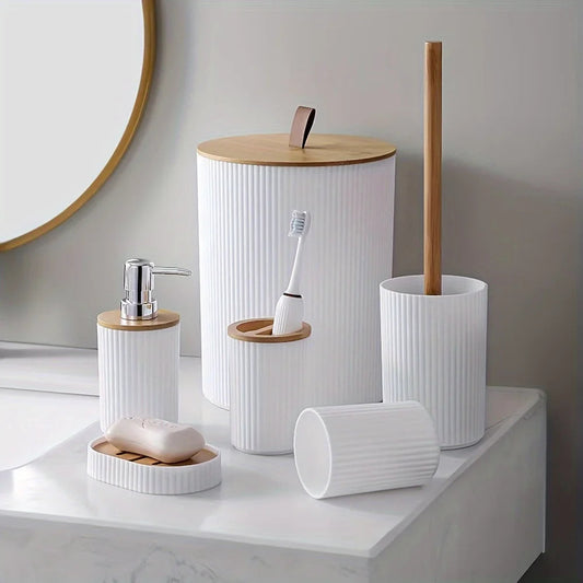 Premium 6-in-1 Badeset – Eleganz Und Ordnung Für Ihr Badezimmer 3