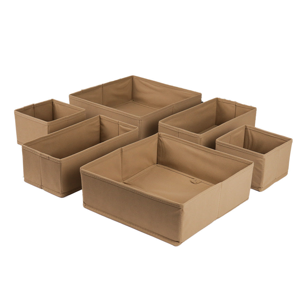 Qoolish Schubladen Organizer Set Beige – Praktische Ordnung Für Jedes Zuhause 0