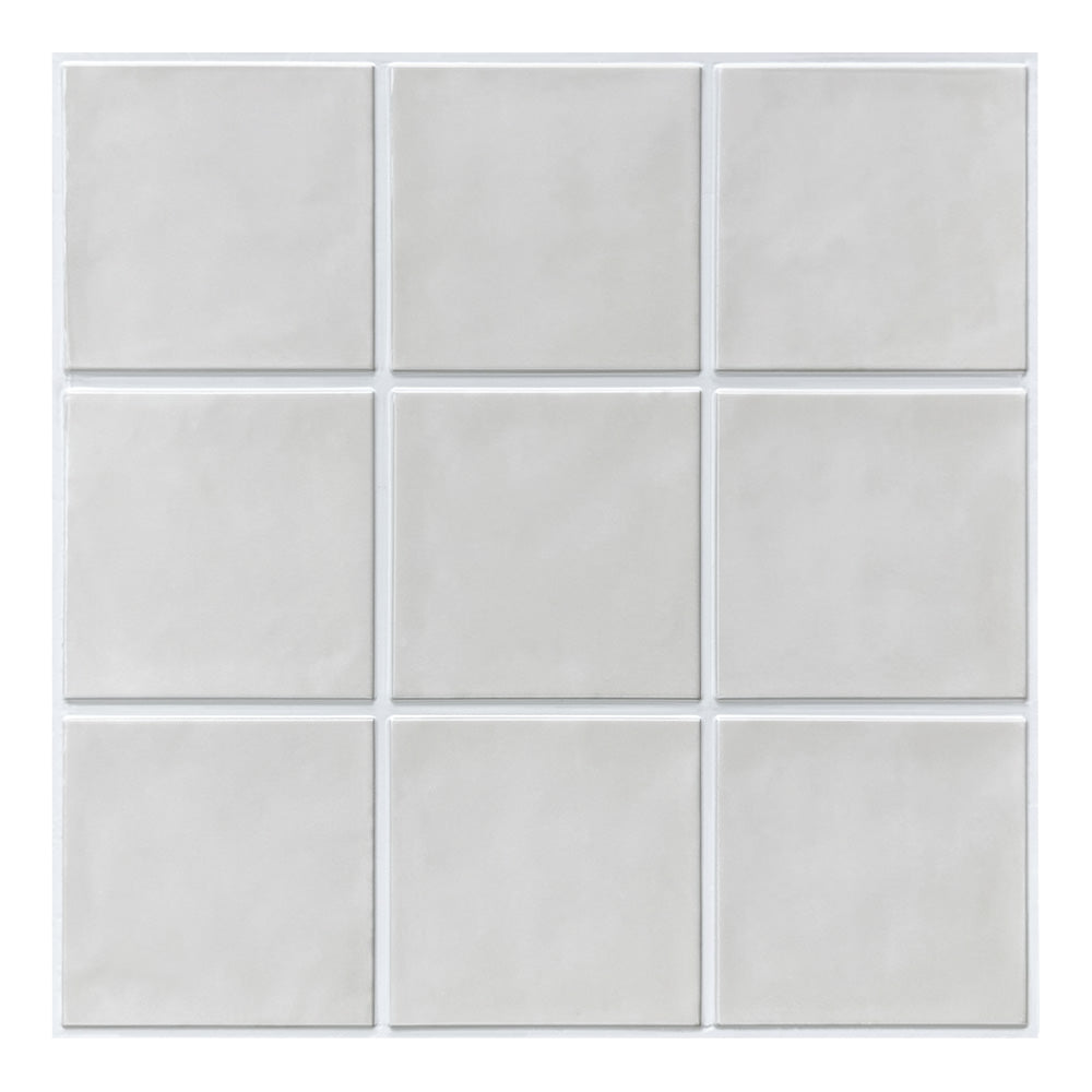 Quadratische 3D-Wandfliese Nebelgrau – Modernes Design Für Jeden Raum 0